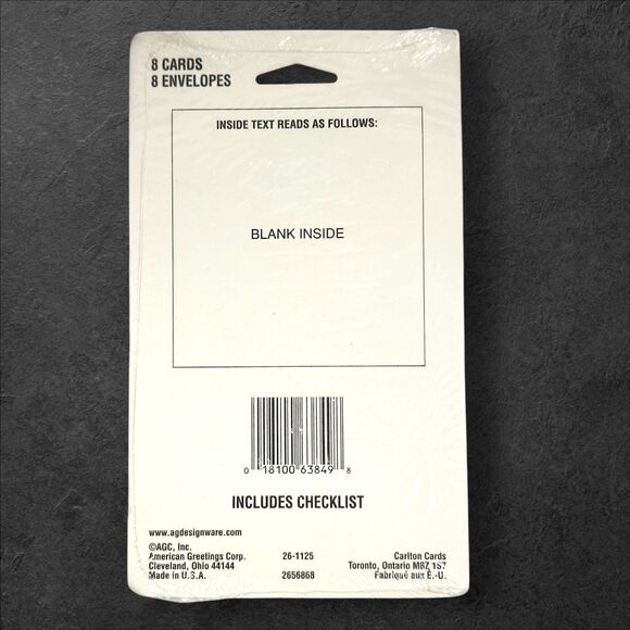 Vintage Powerpuff Girls Thank You Cards NOS Sealed Set of 8 w/ Envelopes Cartoon - Picture 2 of 3